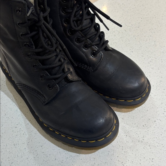 Dr Martens 1460 Serena Faux Fur Lined Boots - Picture 14 of 14